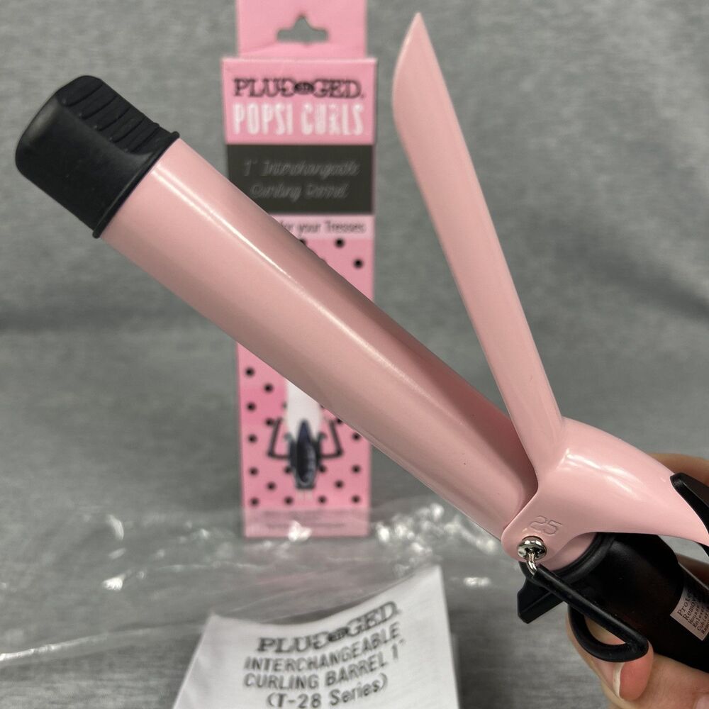 Plugged In Popsi Curls Interchangeable Curling Iron 1"  Barrel  ( T - 28 series) - Picture 11 of 12